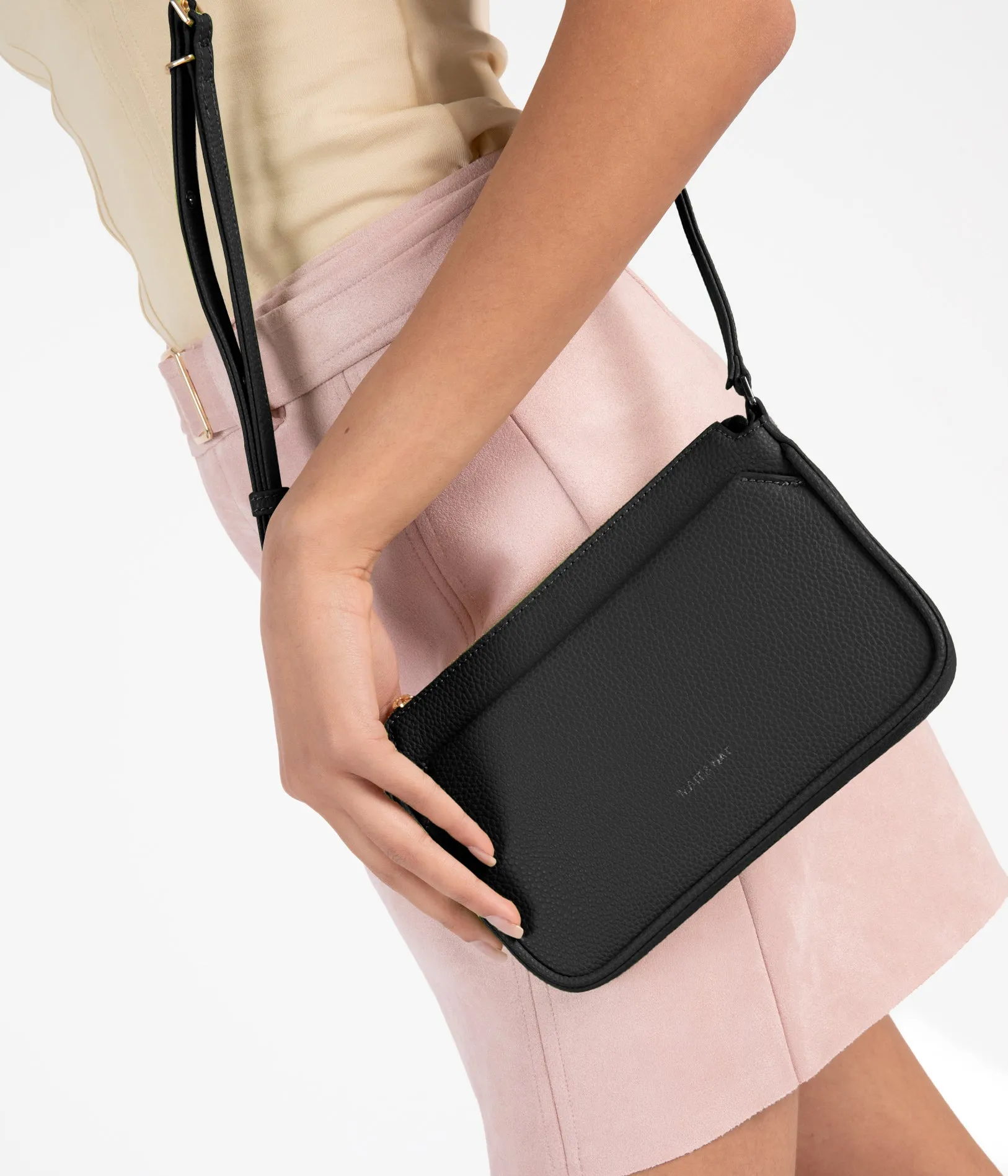 IVY Slim Vegan Crossbody Bag - Grain