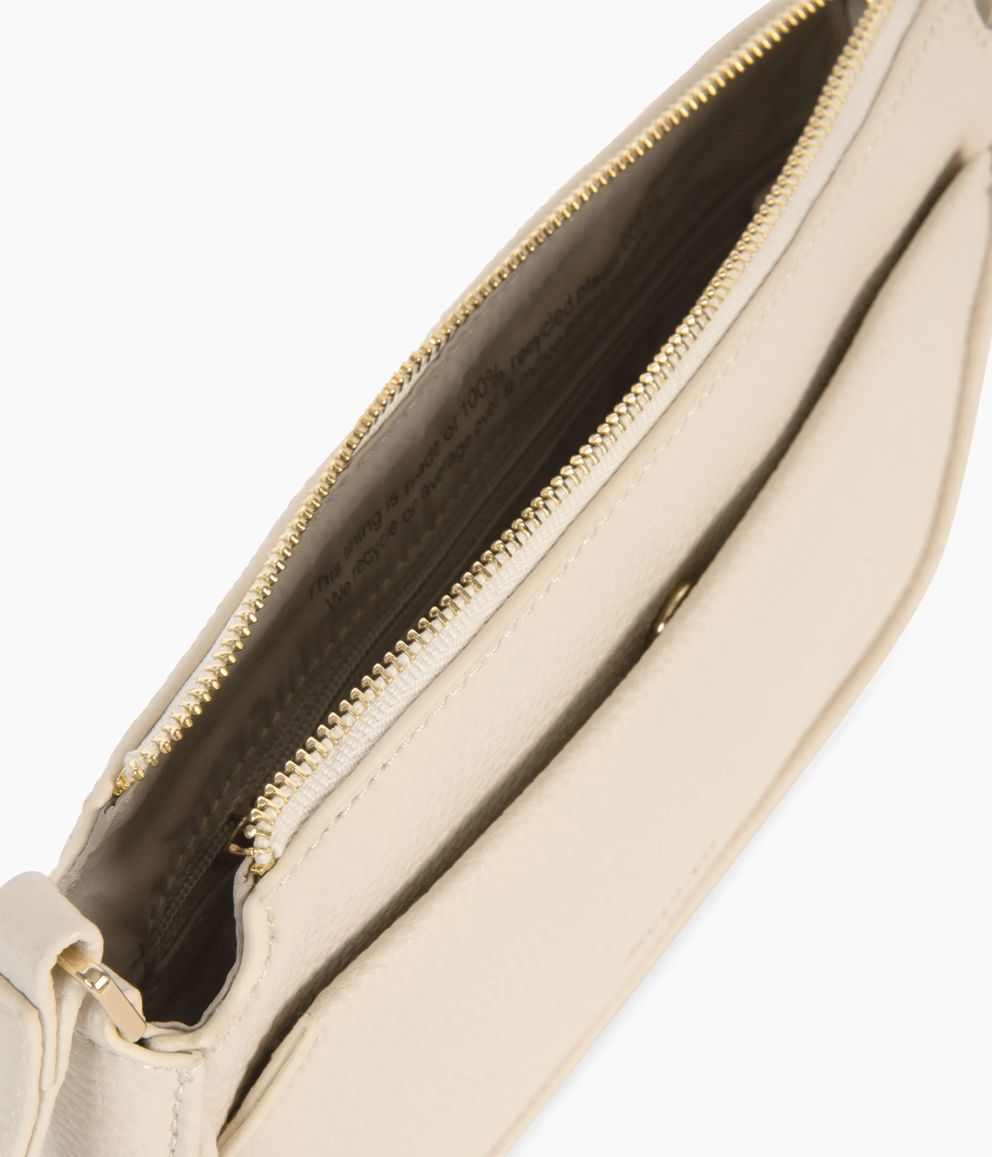 IVY Slim Vegan Crossbody Bag - Grain