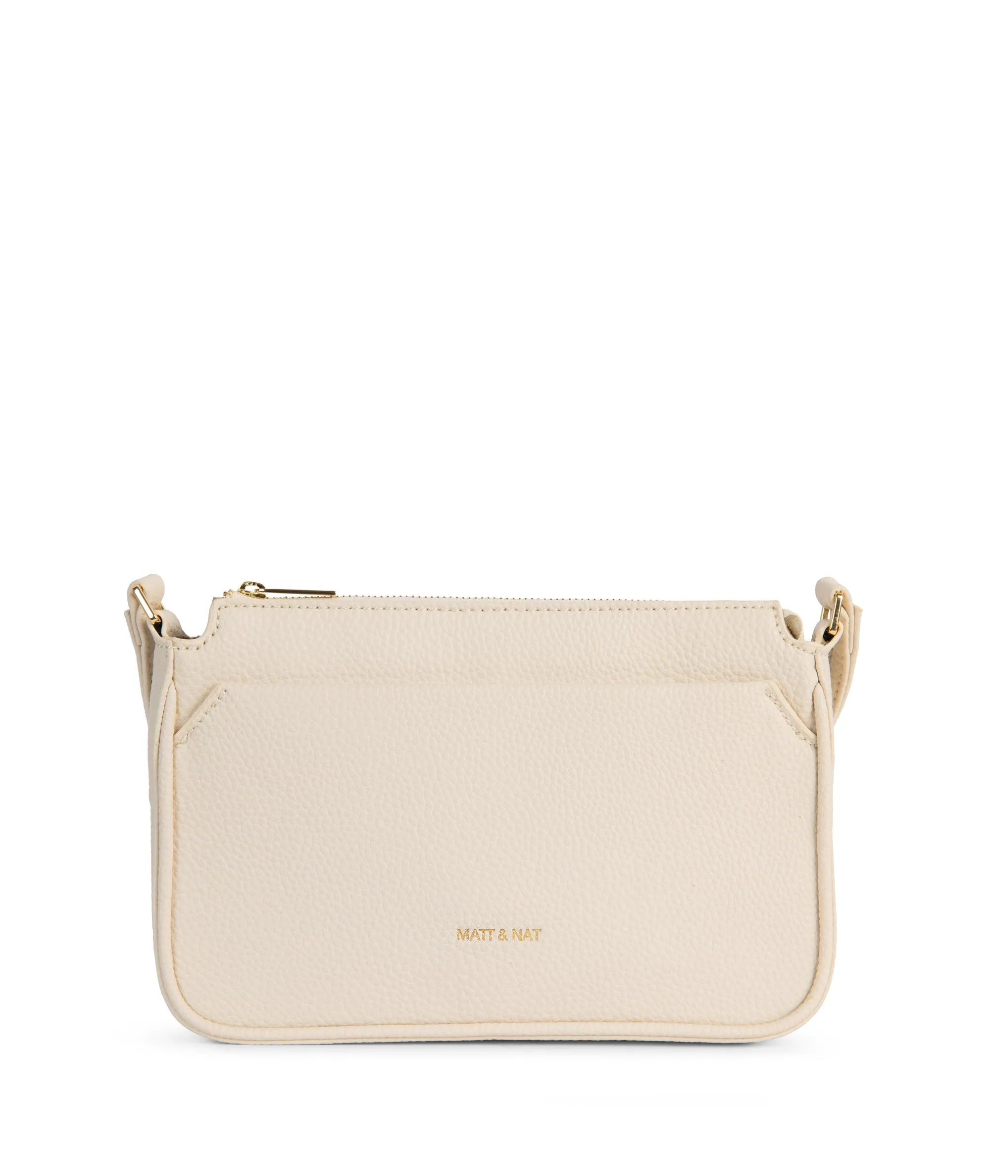 IVY Slim Vegan Crossbody Bag - Grain