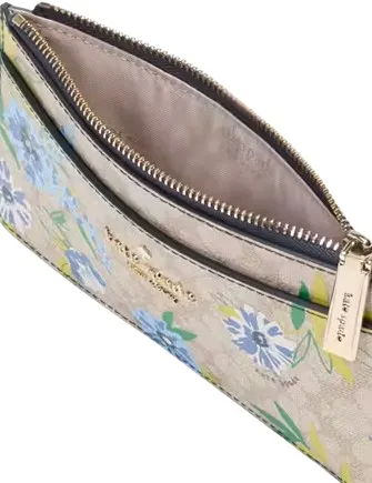 Kate Spade New York Spade Flower Floral Large Slim Card Holder