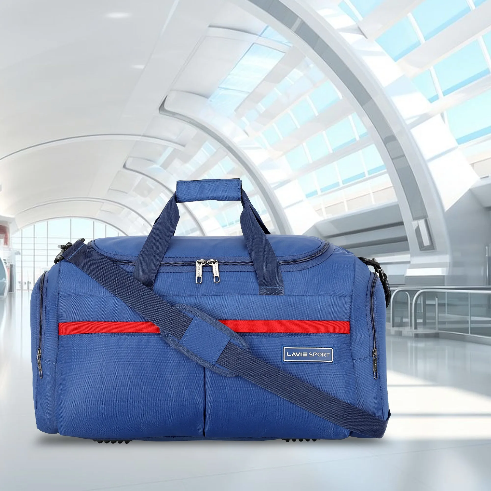Lavie Sport Epitome 55 cms Medium Duffle Bag For | Airbag| Duffle
