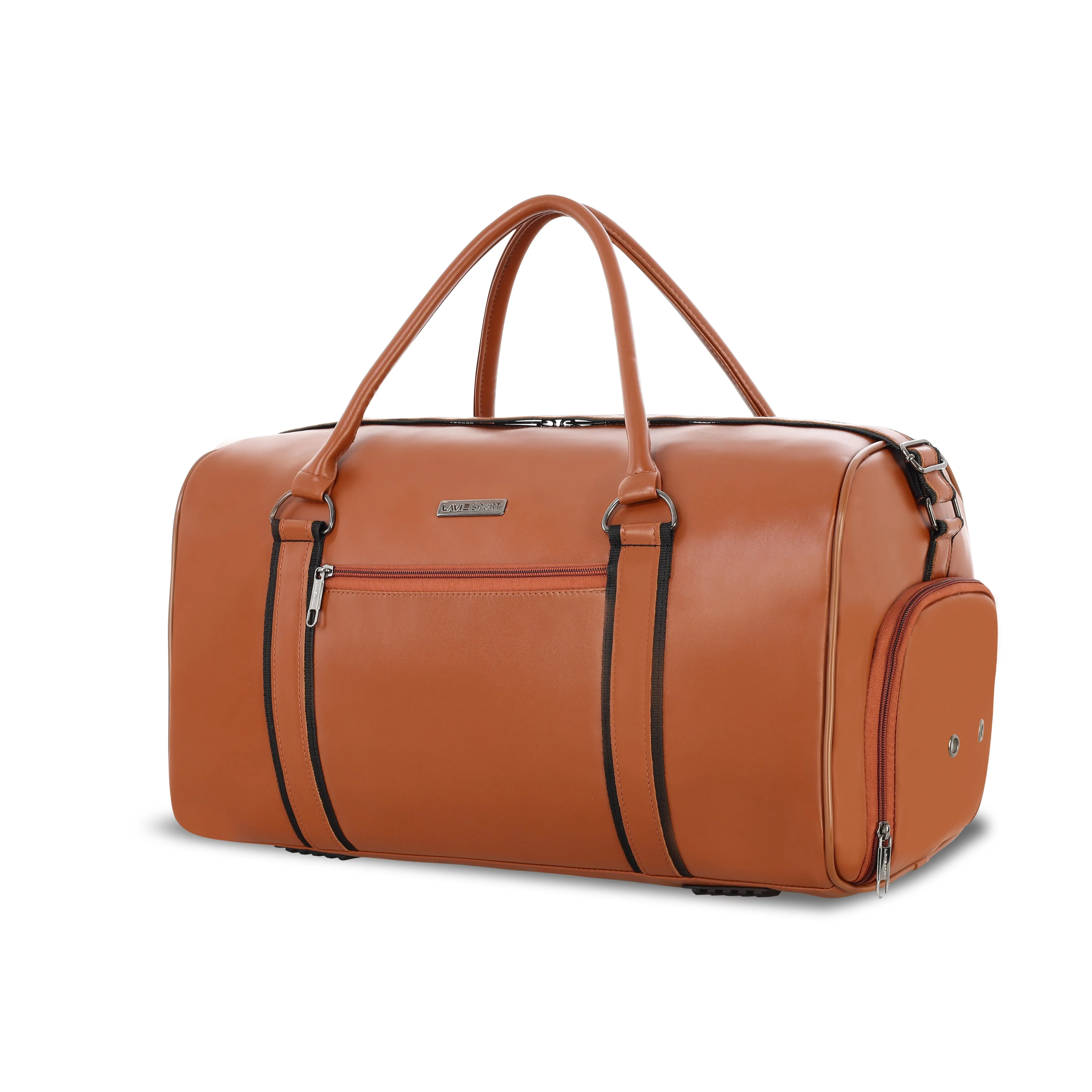 Lavie Sport Pilot 32L Unisex Duffle Bag - Tan Colour