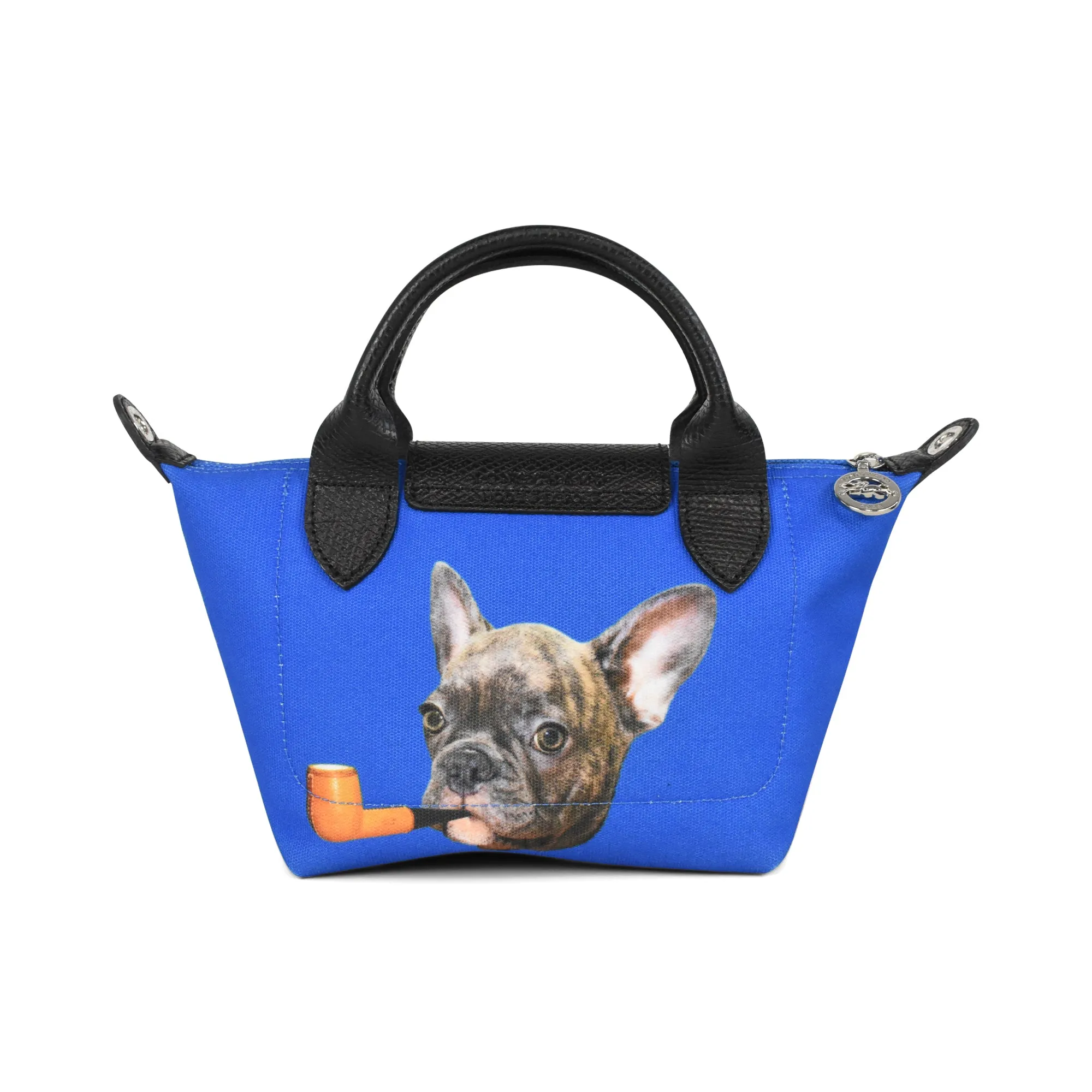 Longchamp x Toiletpaper'Le Pliage XS' Handbag