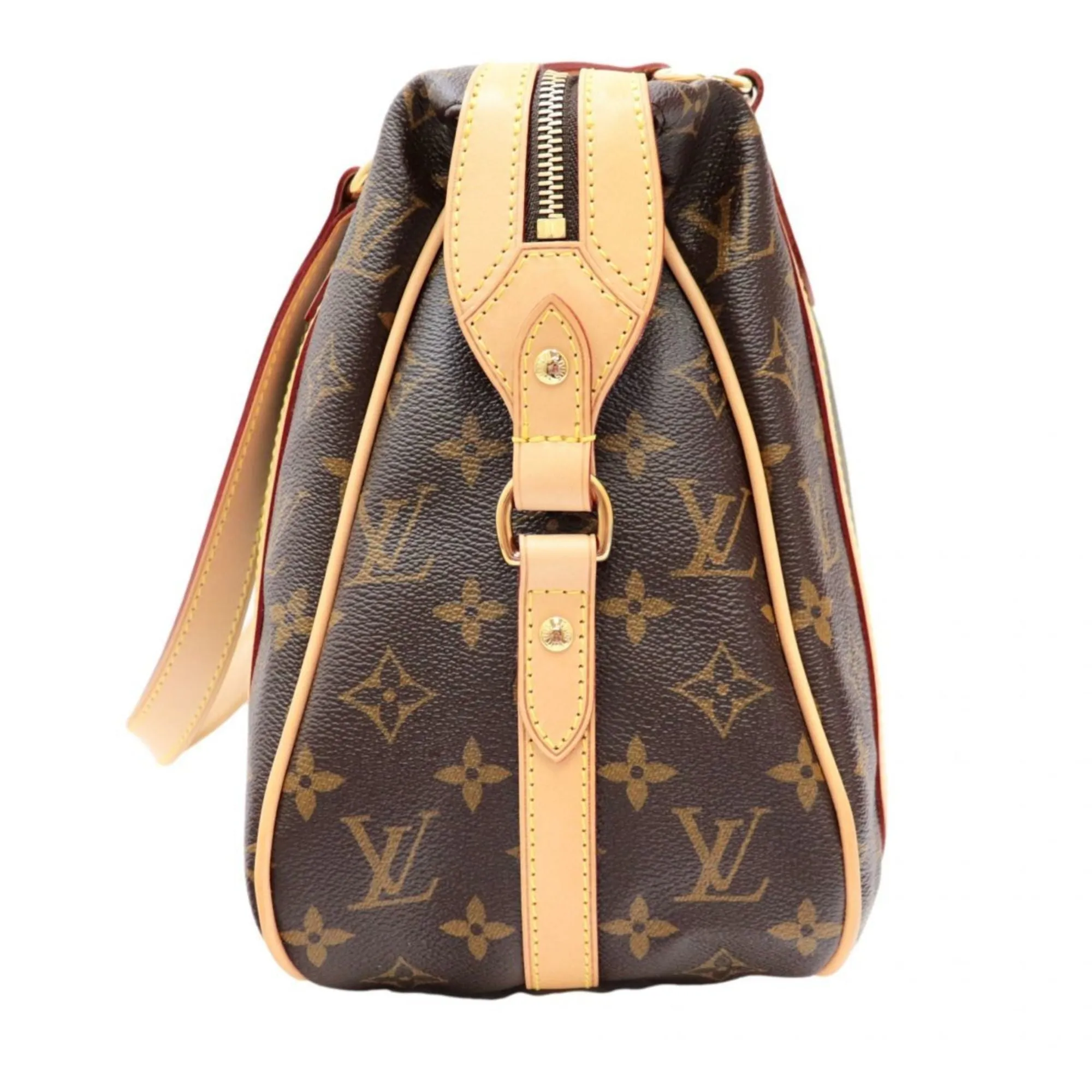 Louis Vuitton 19 Year Monogram Stresa PM Shoulder Bag Tote Ladies Brown M51186