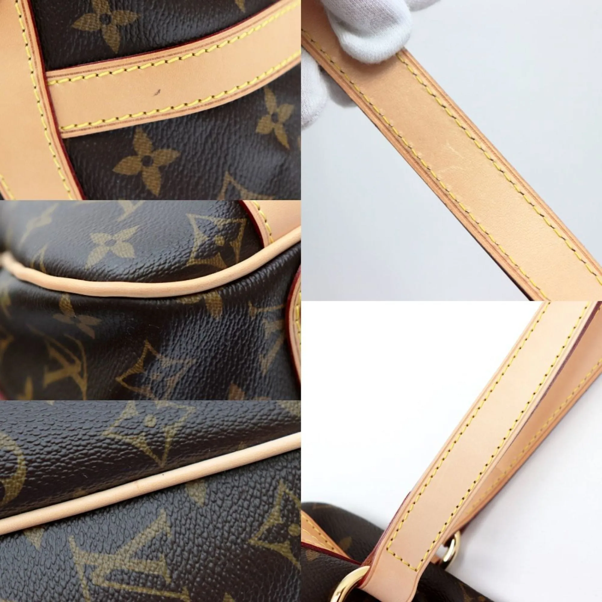 Louis Vuitton 19 Year Monogram Stresa PM Shoulder Bag Tote Ladies Brown M51186