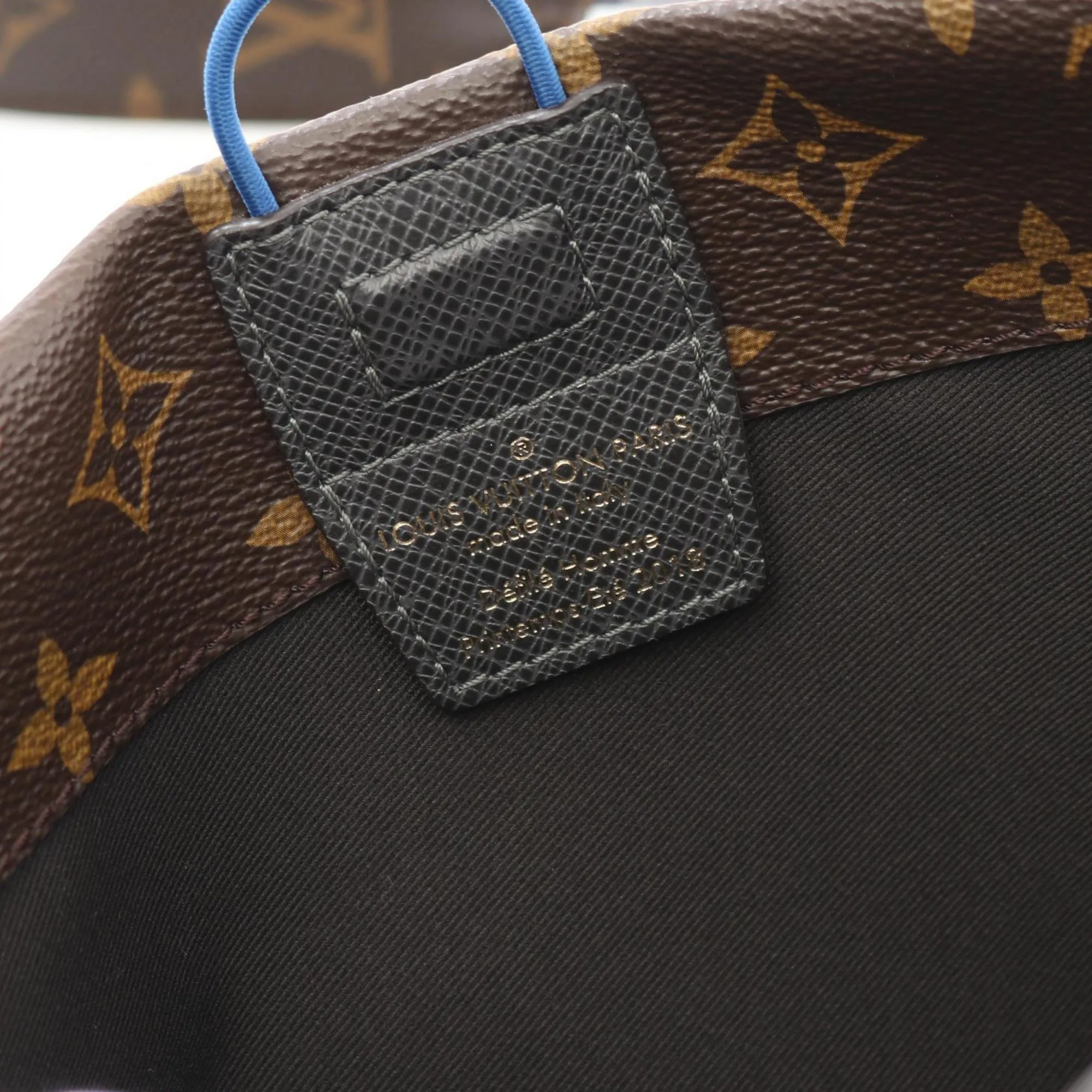 Louis Vuitton blue Pvc Coated Canvas Shoulder Bag (Pre-Owned)