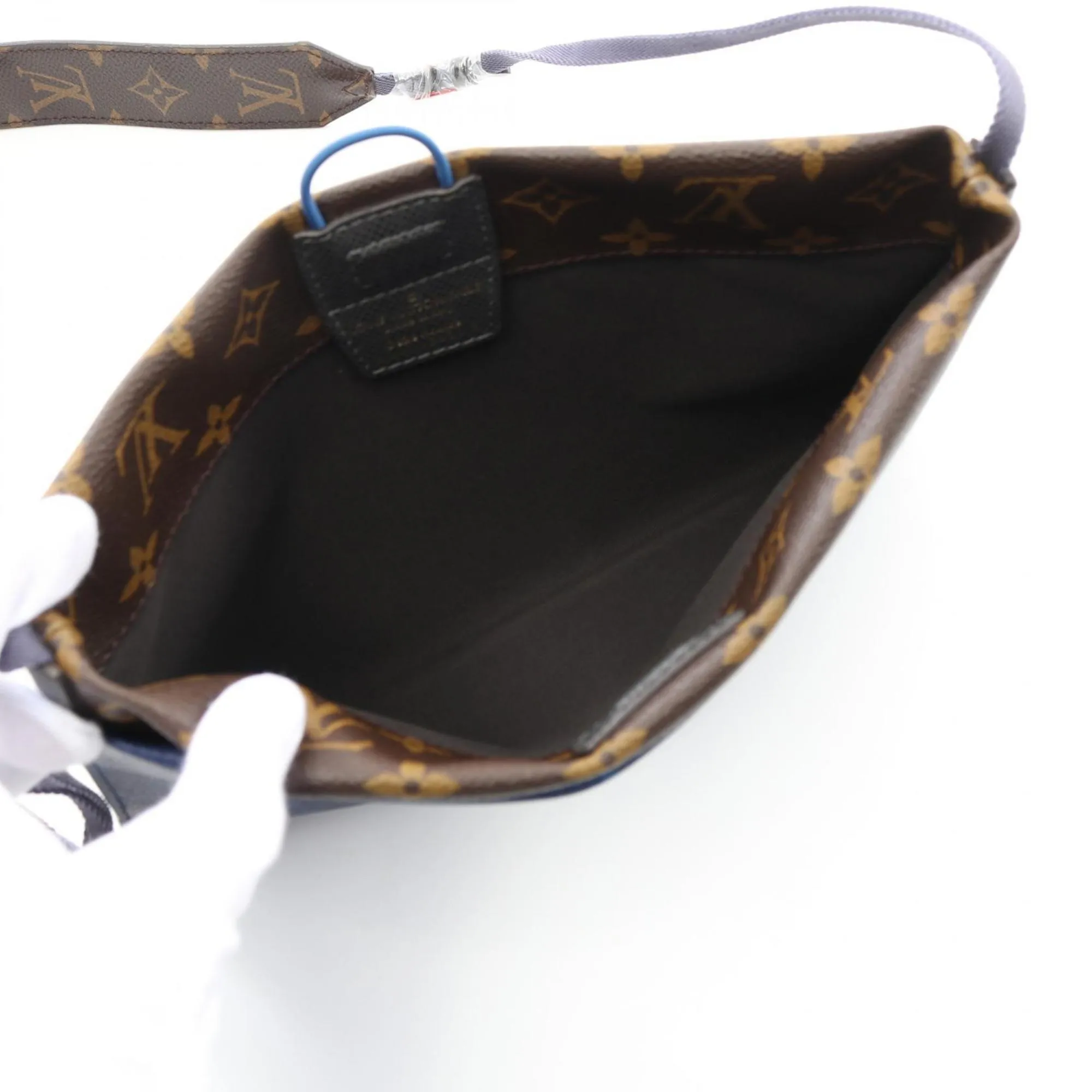 Louis Vuitton blue Pvc Coated Canvas Shoulder Bag (Pre-Owned)