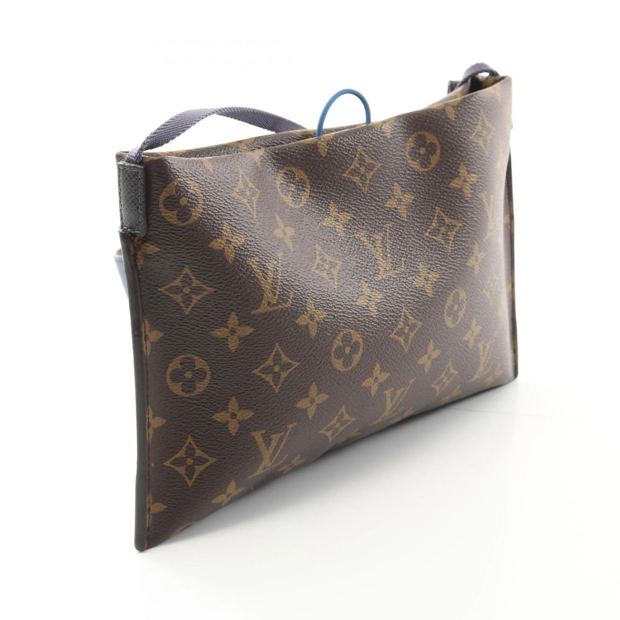 Louis Vuitton blue Pvc Coated Canvas Shoulder Bag (Pre-Owned)