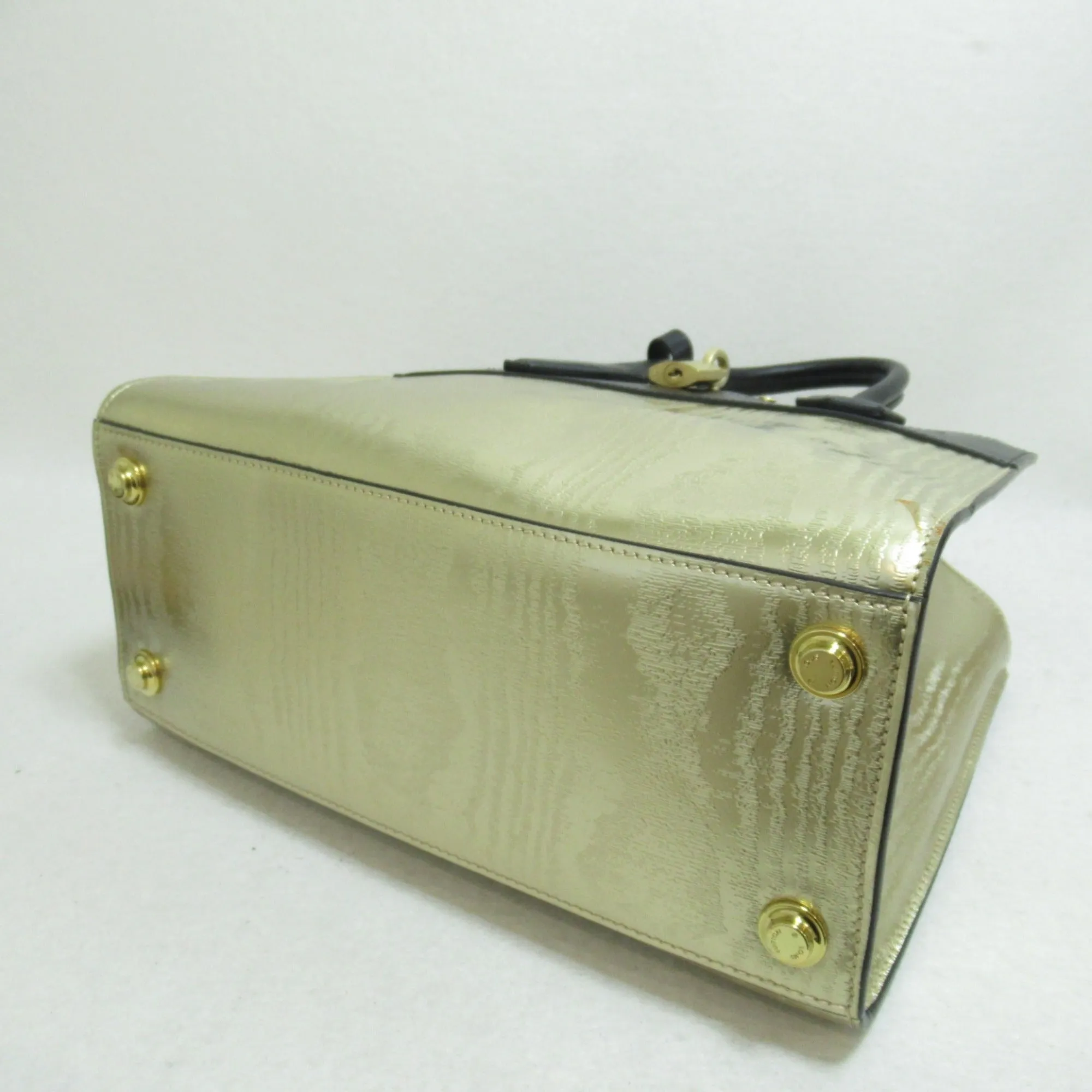 LOUIS VUITTON City Steamer PM 2wayShoulder Bag Gold Black leather M53015