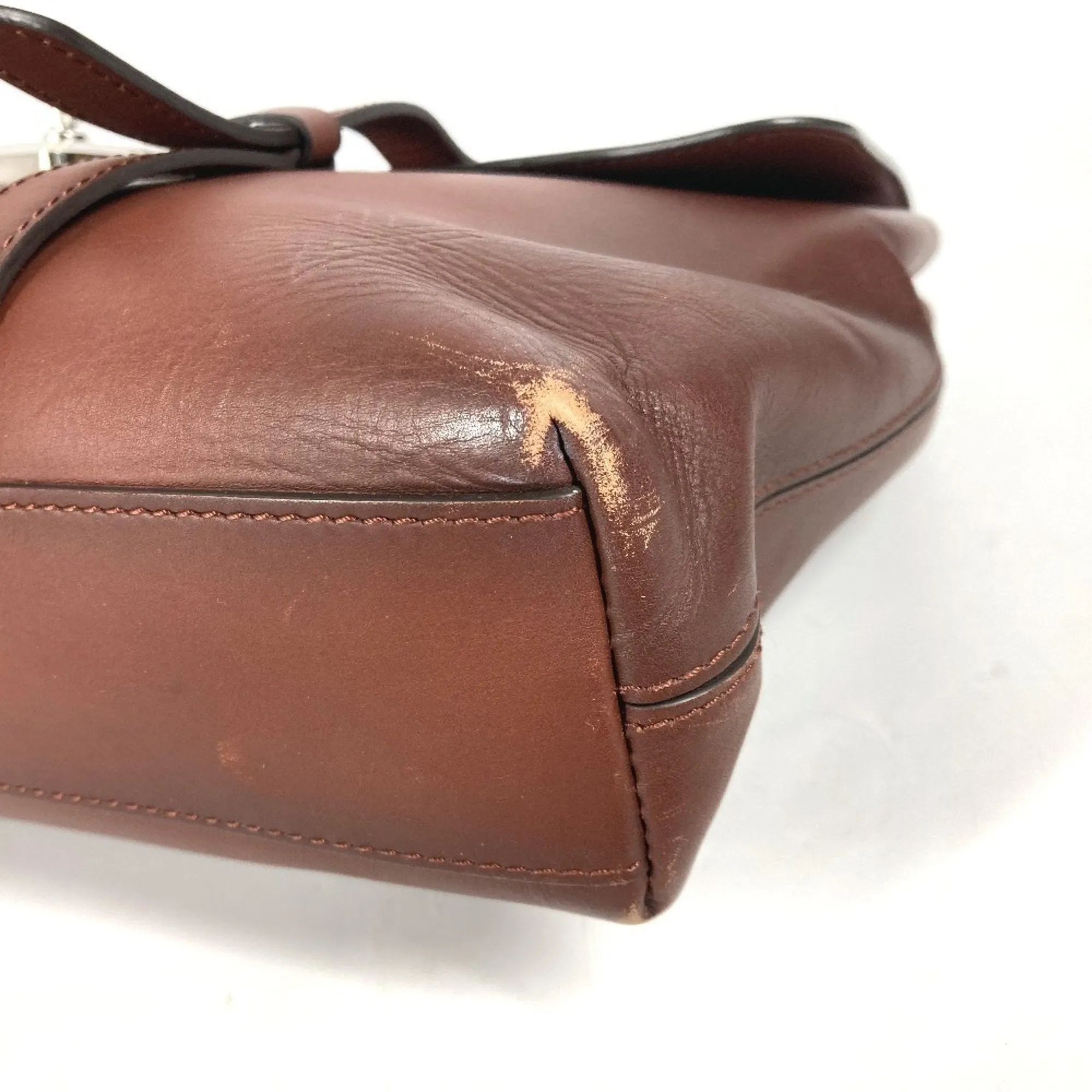 Louis Vuitton Cuir Ombre Leather Briefcase Tote Bag (Pre-Owned)
