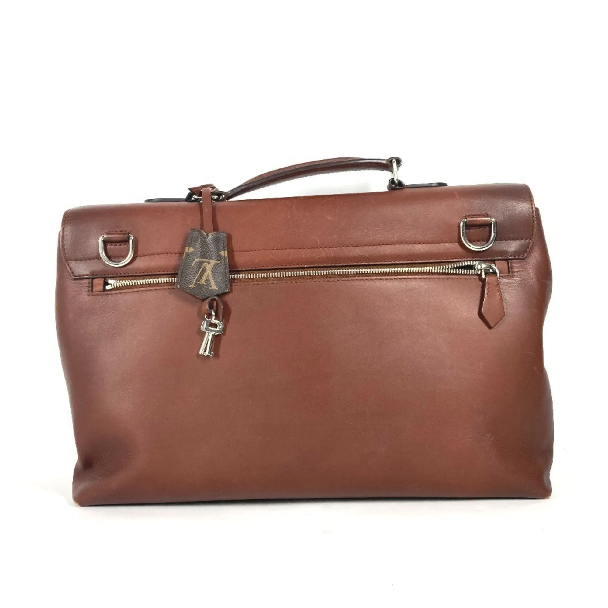 Louis Vuitton Cuir Ombre Leather Briefcase Tote Bag (Pre-Owned)