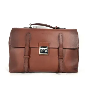 Louis Vuitton Cuir Ombre Leather Briefcase Tote Bag (Pre-Owned)