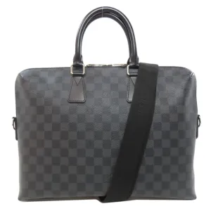 Louis Vuitton Damier Graphite Boston Bag Handbag (Pre-Owned)