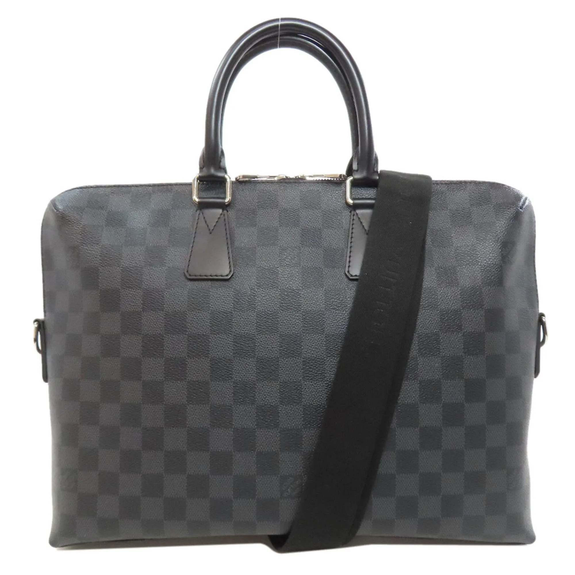 Louis Vuitton Damier Graphite Boston Bag Handbag (Pre-Owned)