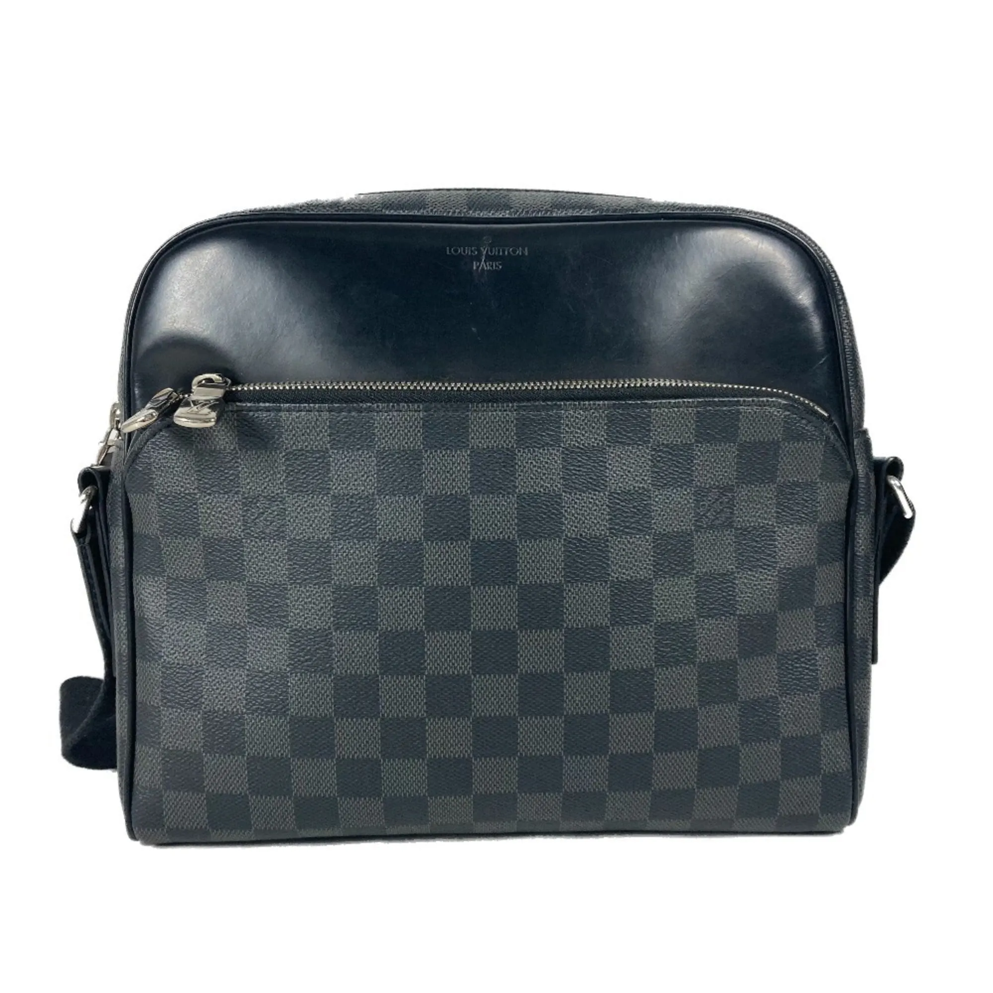 Louis Vuitton Damier Graphite Messenger Bag Shoulder Bag (Pre-Owned)