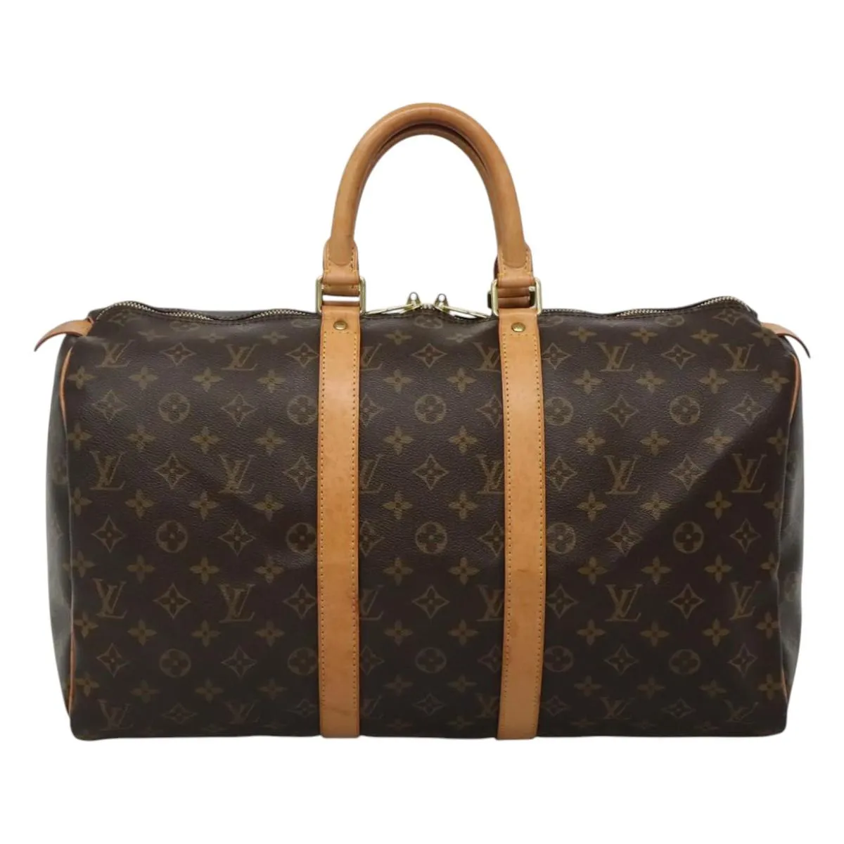 Louis Vuitton Keepall 45 Canvas Travel Bag (Pre-Owned)