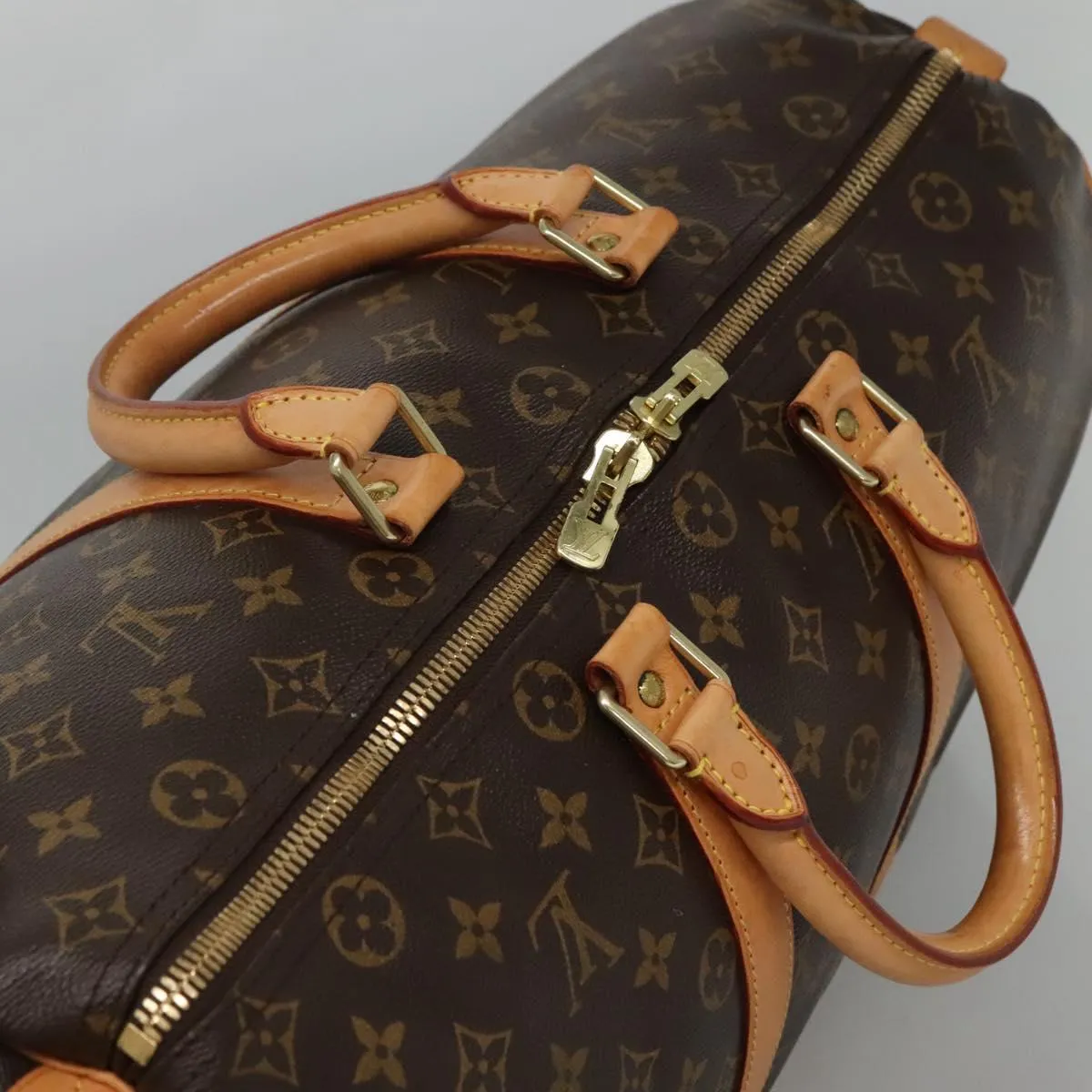 Louis Vuitton Keepall 45 Canvas Travel Bag (Pre-Owned)