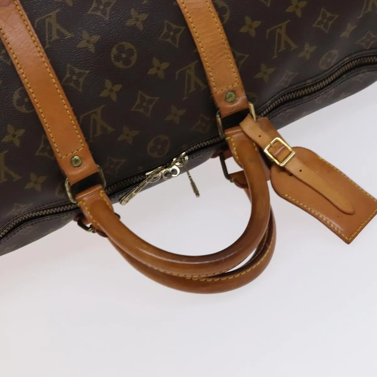 Louis Vuitton Keepall 50 Canvas Travel Bag (Pre-Owned)