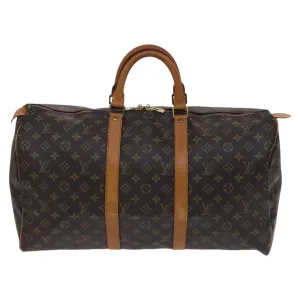 Louis Vuitton Keepall 50 Canvas Travel Bag (Pre-Owned)