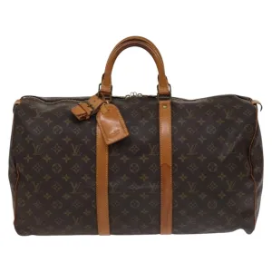 Louis Vuitton Keepall 50 Canvas Travel Bag (Pre-Owned)
