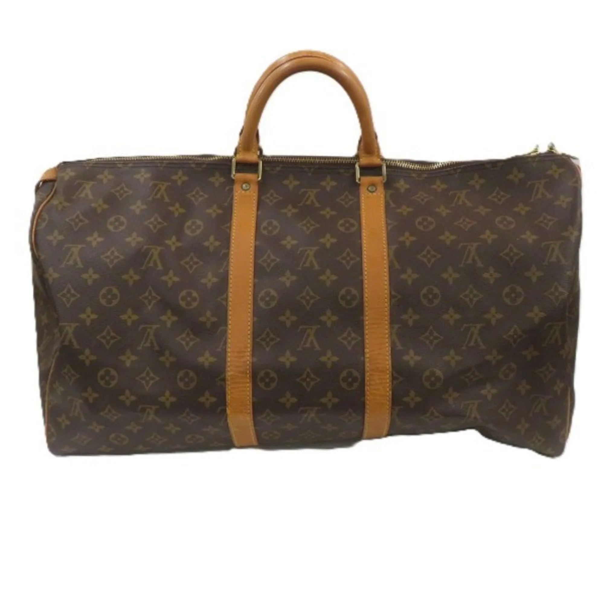 Louis Vuitton Keepall 50 Canvas Travel Bag (Pre-Owned)