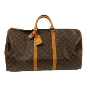 Louis Vuitton Keepall 50 Canvas Travel Bag (Pre-Owned)
