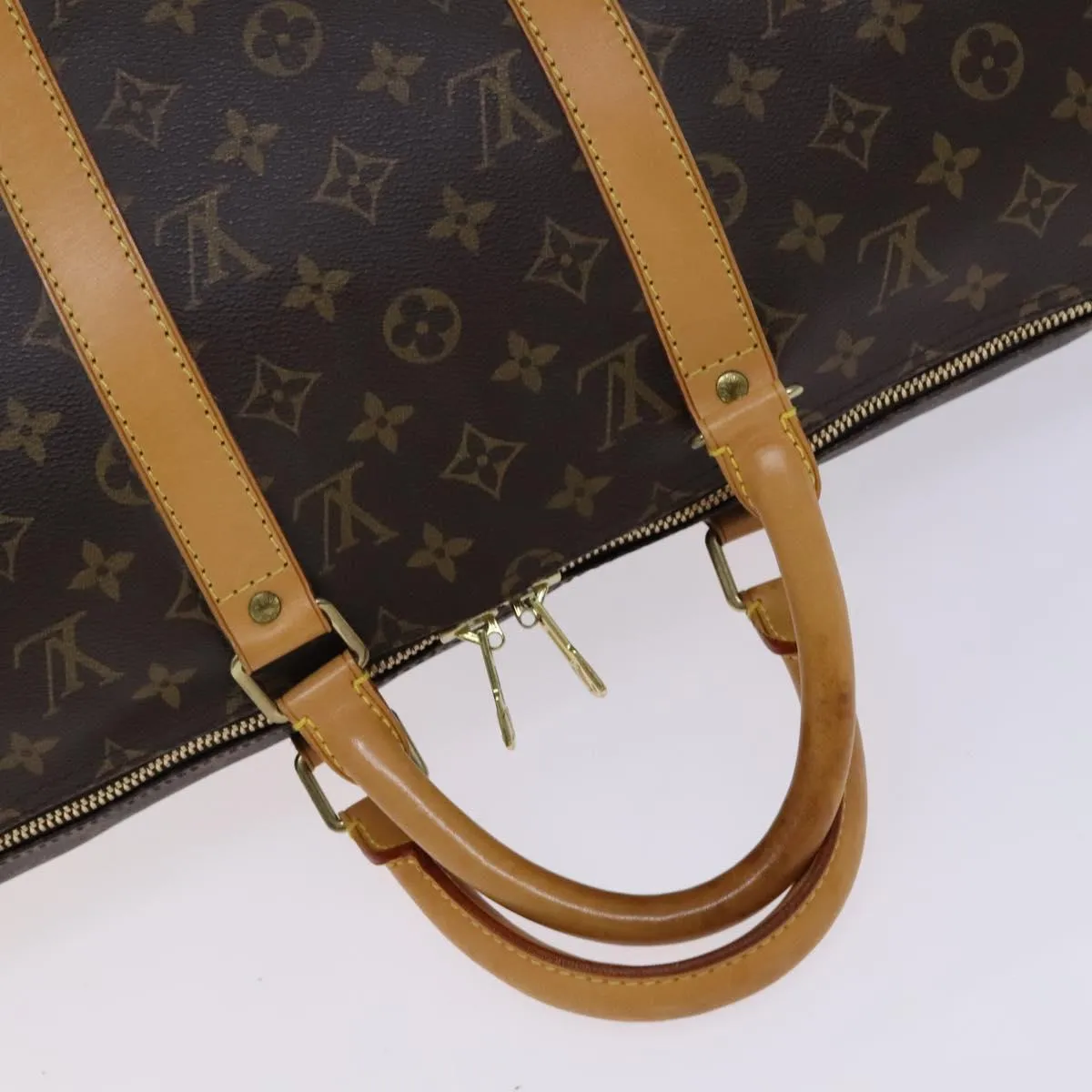 Louis Vuitton Keepall 50 Canvas Travel Bag (Pre-Owned)