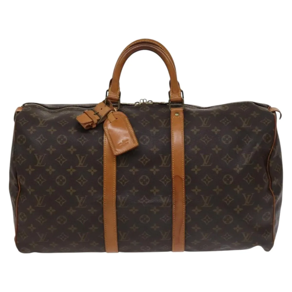 Louis Vuitton Keepall 50 Canvas Travel Bag (Pre-Owned)