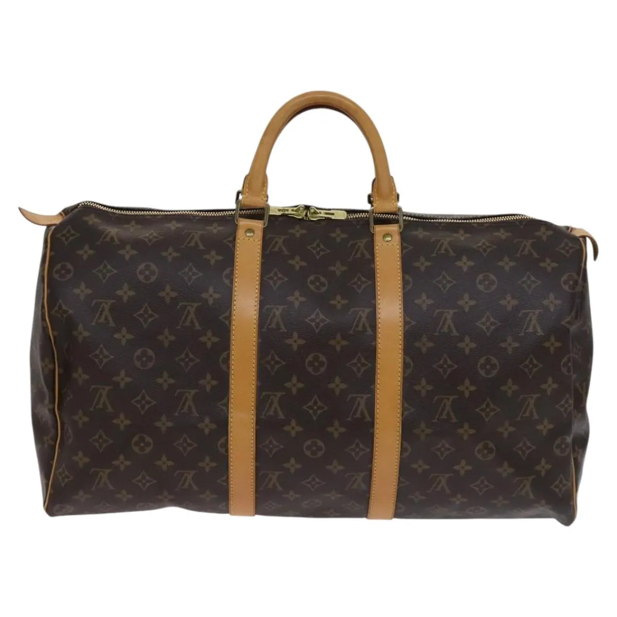 Louis Vuitton Keepall 50 Canvas Travel Bag (Pre-Owned)