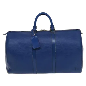 Louis Vuitton Keepall 50 Leather Travel Bag (Pre-Owned)