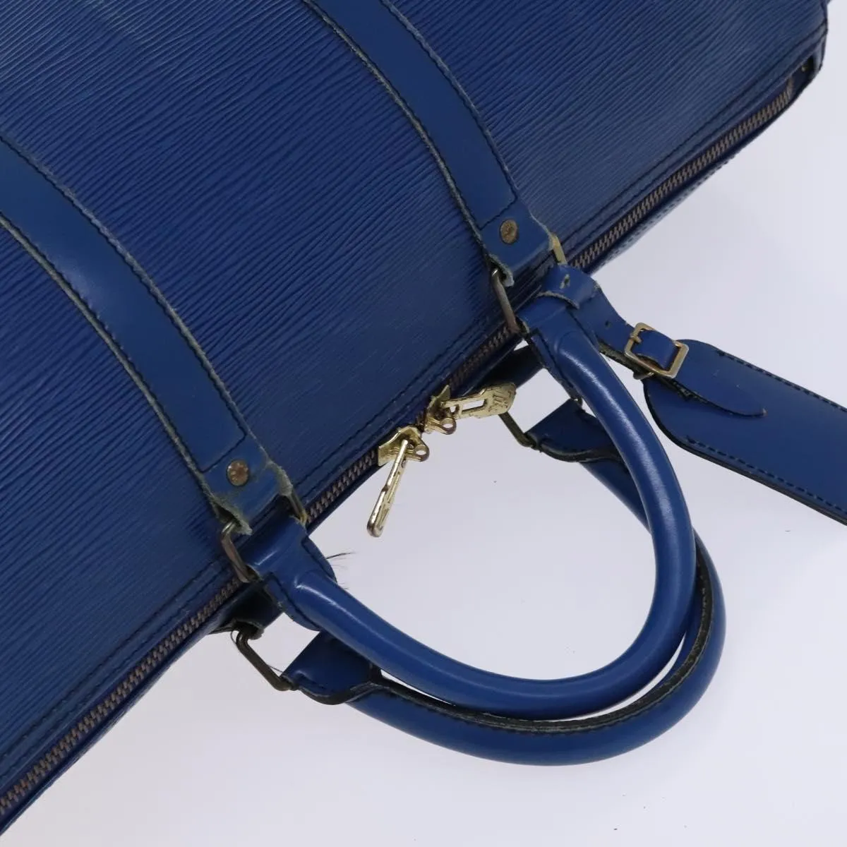 Louis Vuitton Keepall 50 Leather Travel Bag (Pre-Owned)
