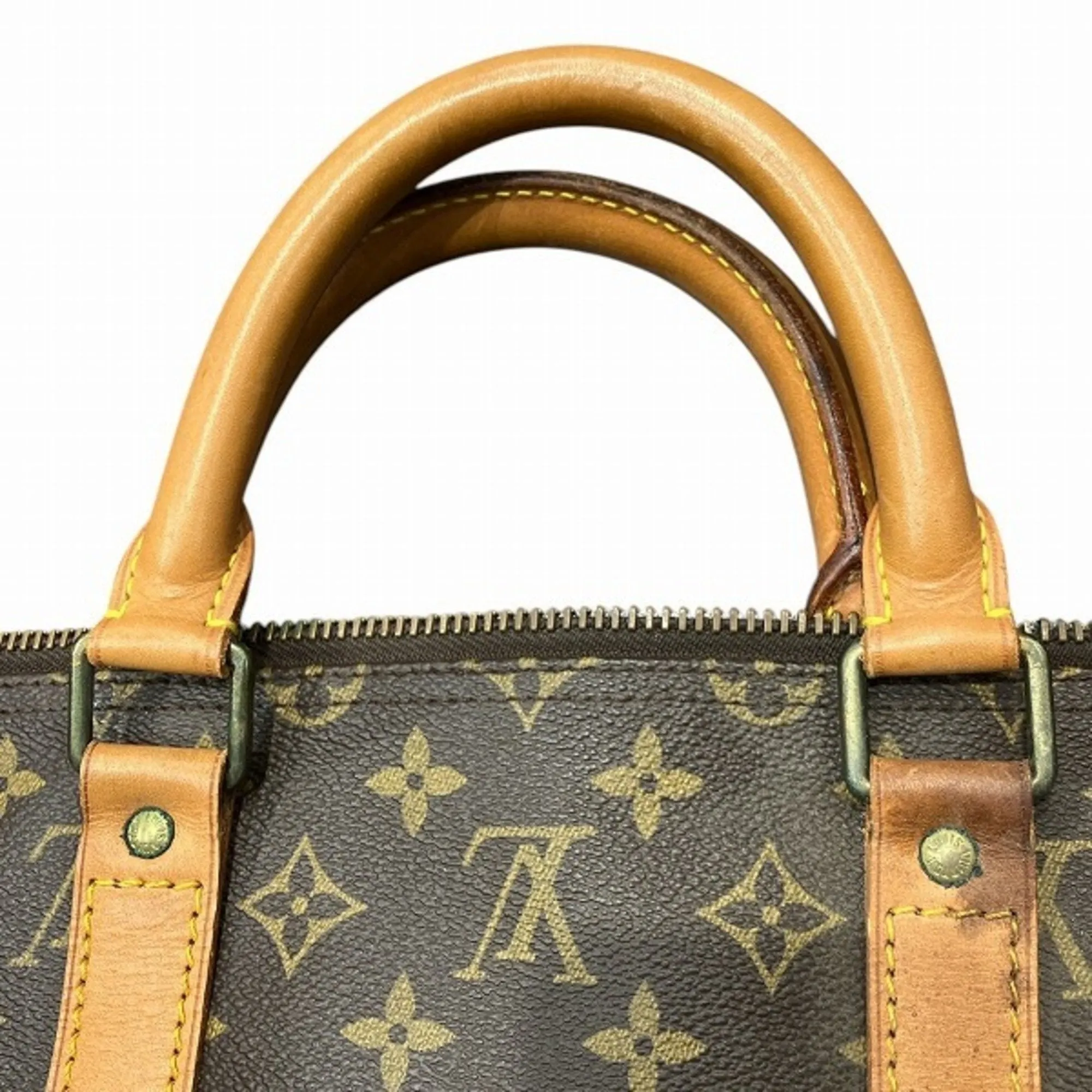 Louis Vuitton Keepall 55 Canvas Travel Bag (Pre-Owned)