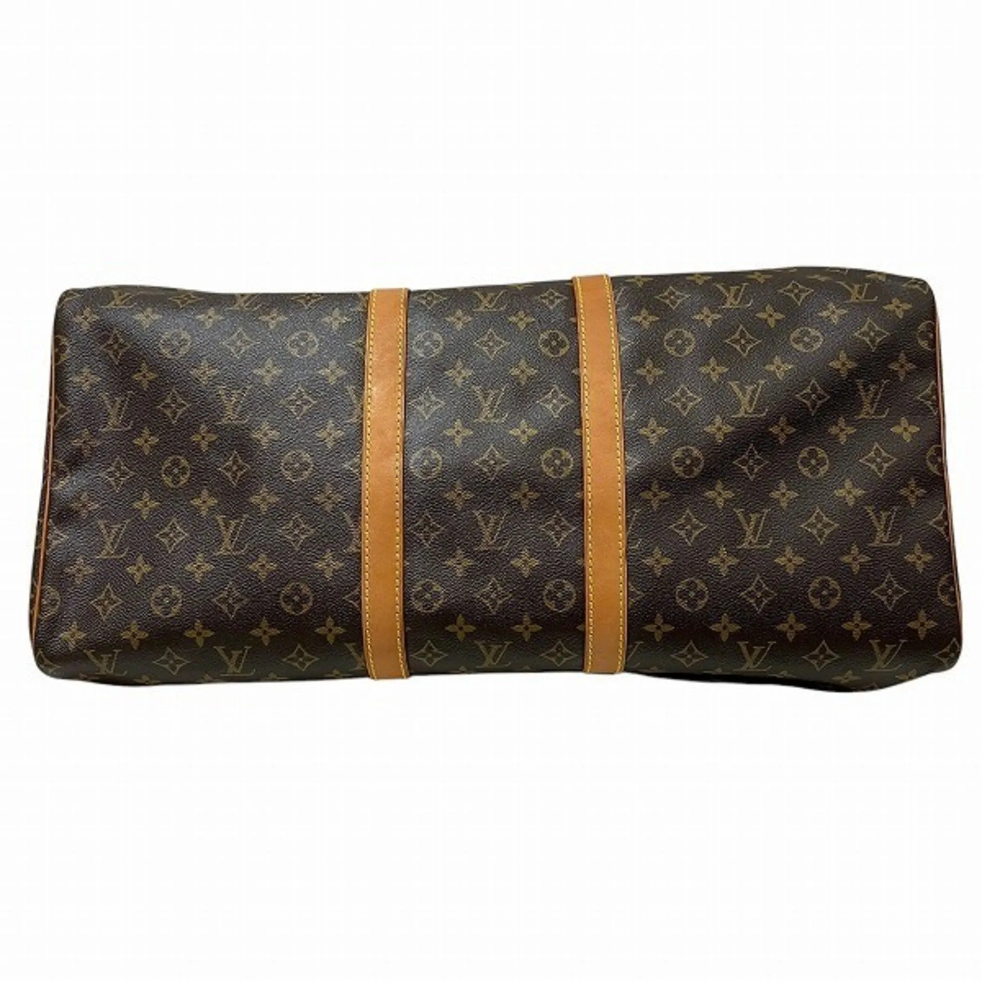 Louis Vuitton Keepall 55 Canvas Travel Bag (Pre-Owned)