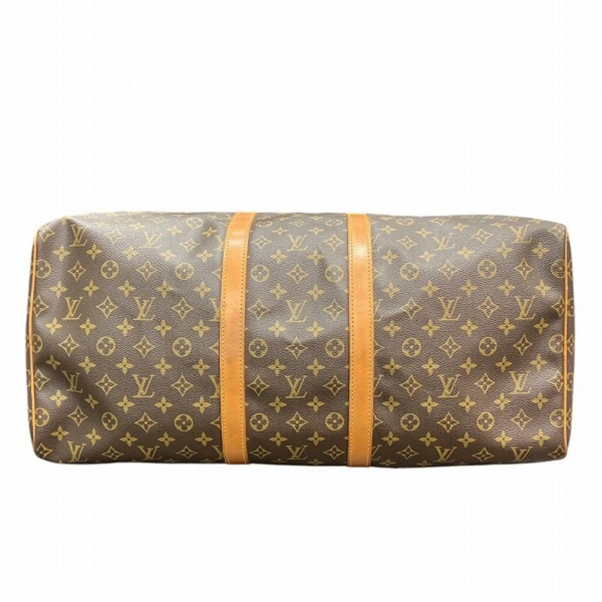 Louis Vuitton Keepall 55 Canvas Travel Bag (Pre-Owned)
