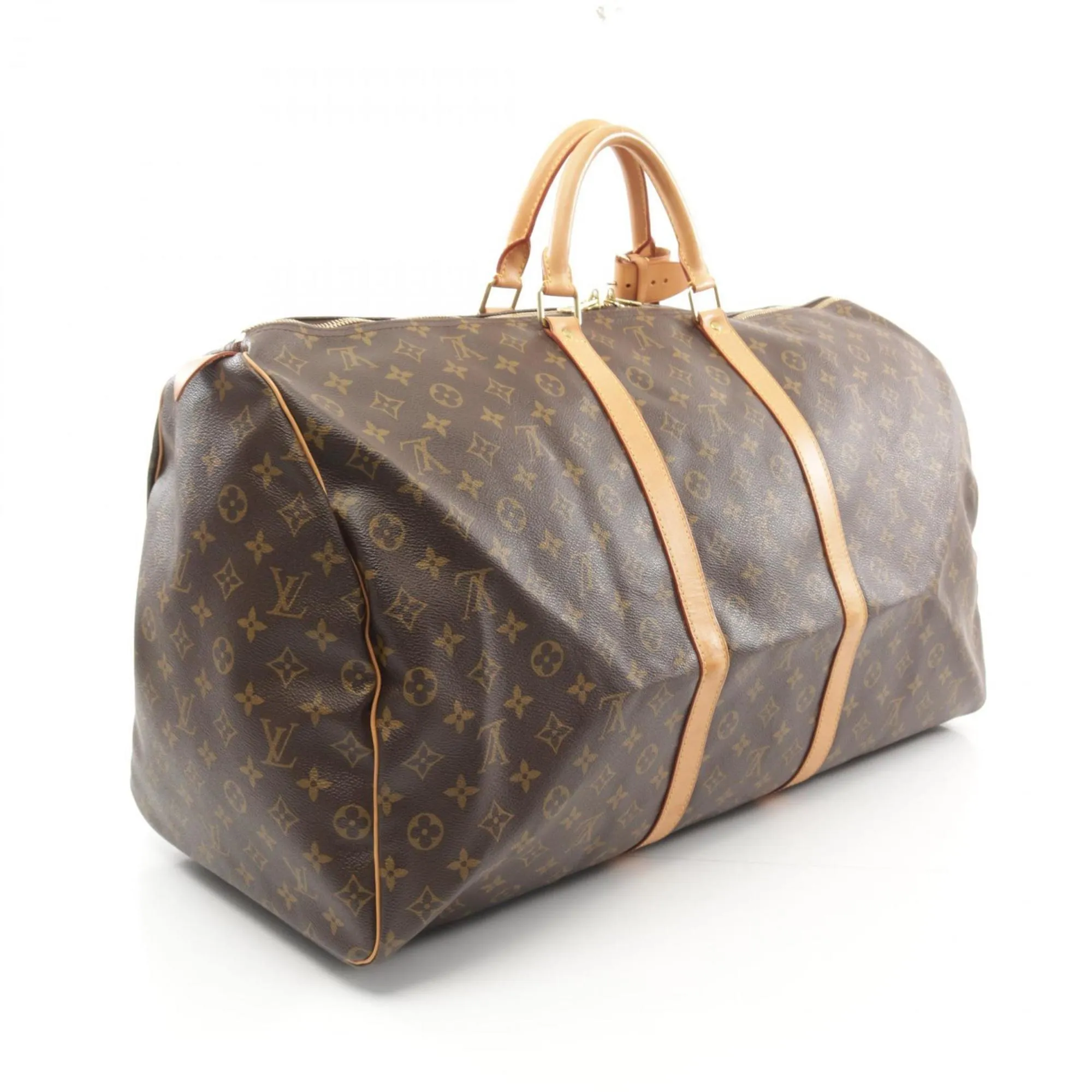 Louis Vuitton Keepall 60 Canvas Travel Bag (Pre-Owned)