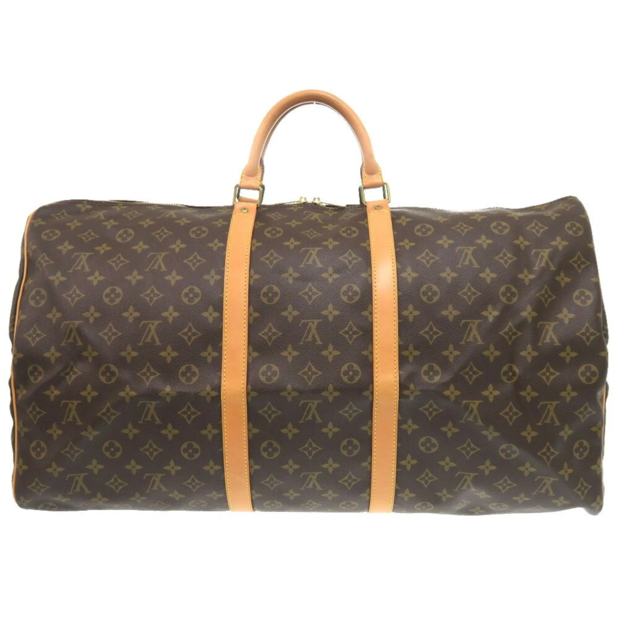 Louis Vuitton Keepall 60 Canvas Travel Bag (Pre-Owned)