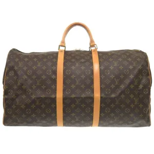 Louis Vuitton Keepall 60 Canvas Travel Bag (Pre-Owned)