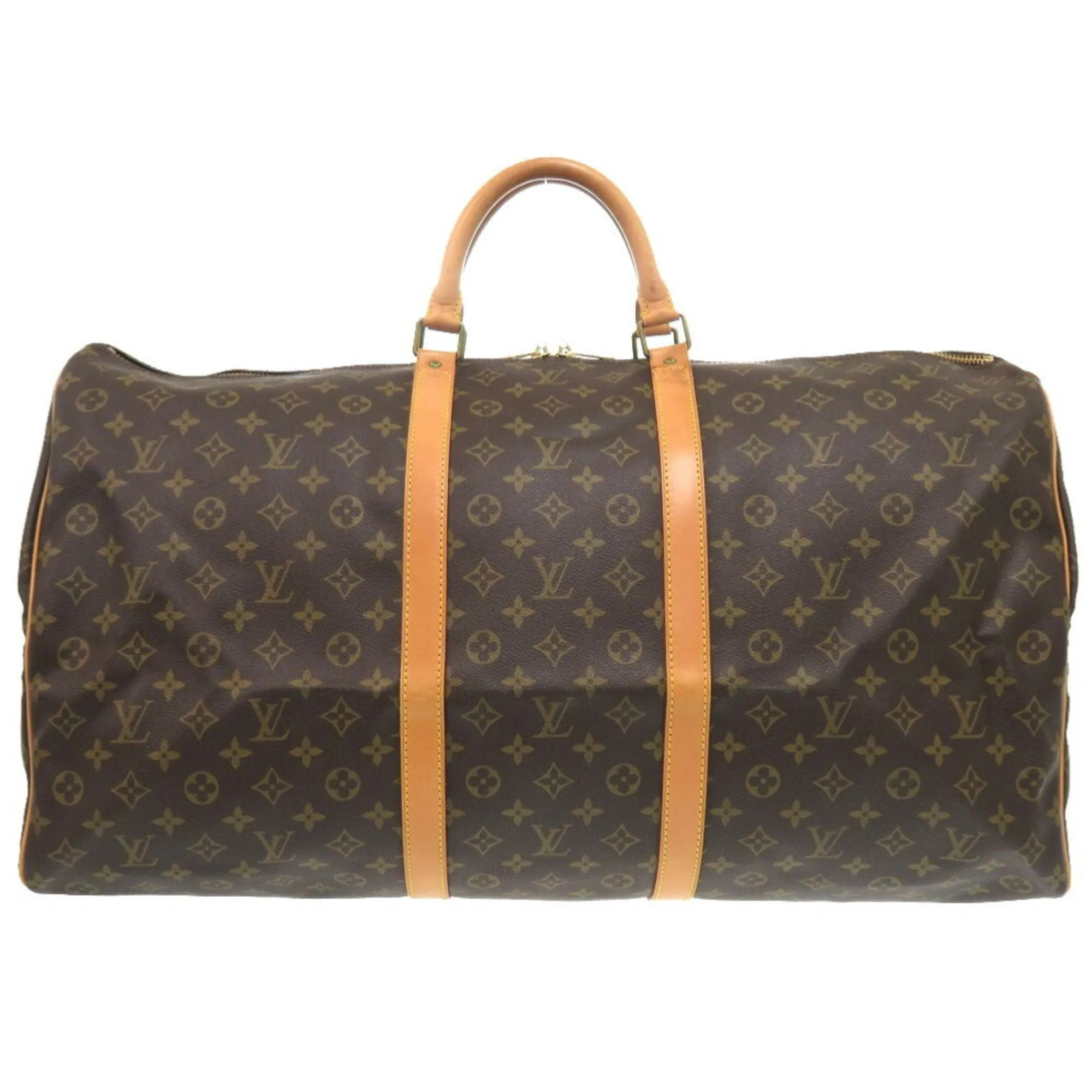 Louis Vuitton Keepall 60 Canvas Travel Bag (Pre-Owned)