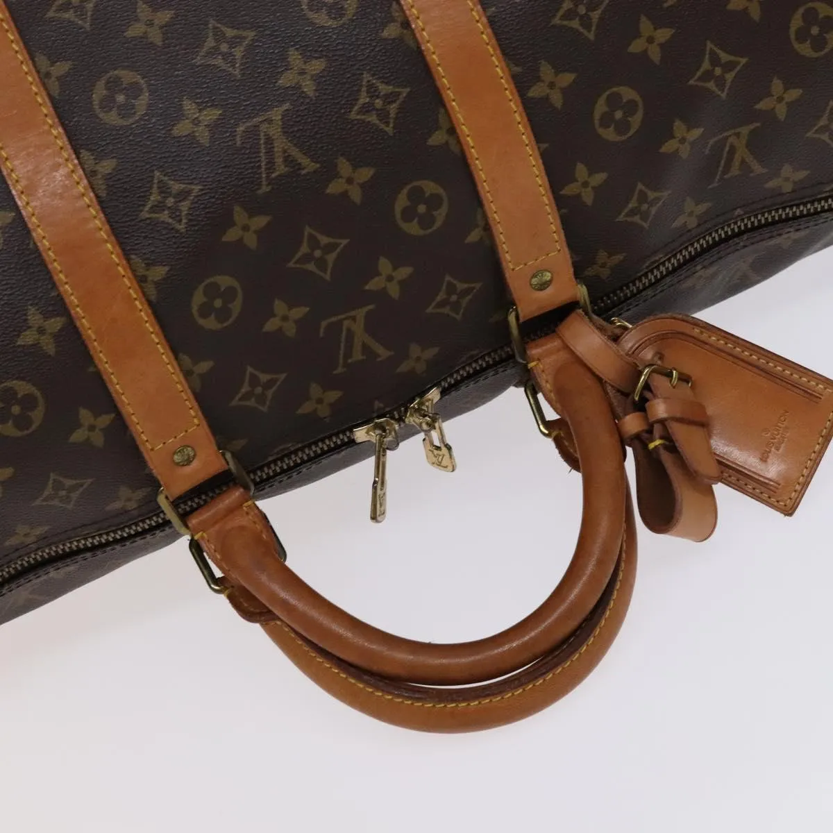 Louis Vuitton Keepall Bandoulire 60 Canvas Travel Bag (Pre-Owned)