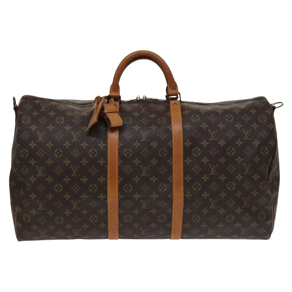 Louis Vuitton Keepall Bandoulire 60 Canvas Travel Bag (Pre-Owned)
