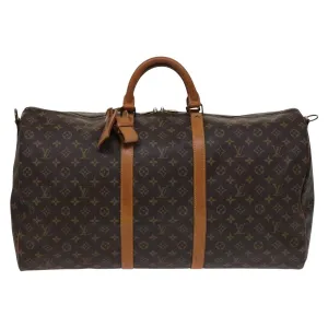 Louis Vuitton Keepall Bandoulire 60 Canvas Travel Bag (Pre-Owned)