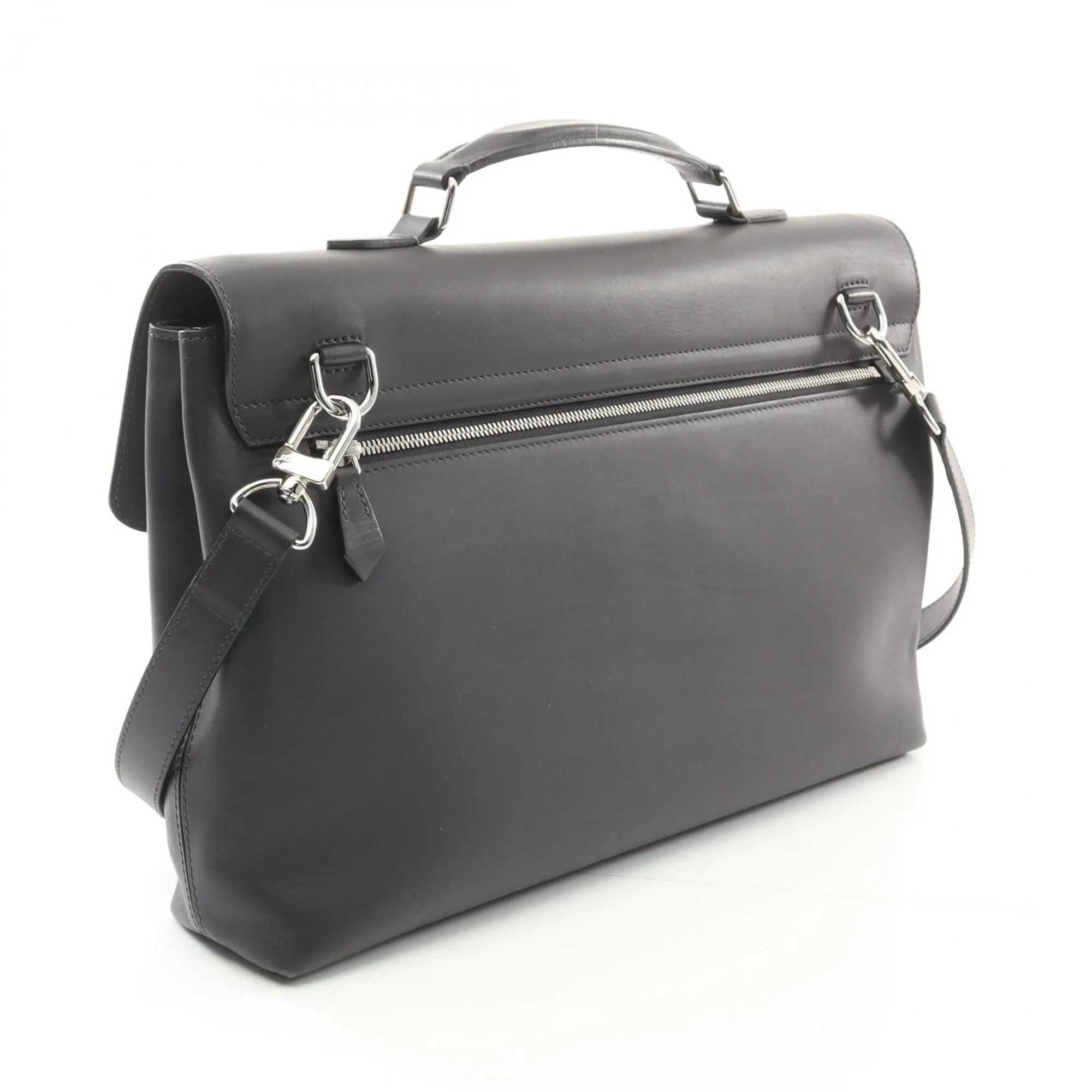 Louis Vuitton Lv Leather Cuir Ombre Leather Handbag Shoulder Bag (Pre-Owned)