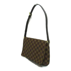 LOUIS VUITTON Musette Tango Short Shoulder Bag Brown Damier PVC coated canvas N51255