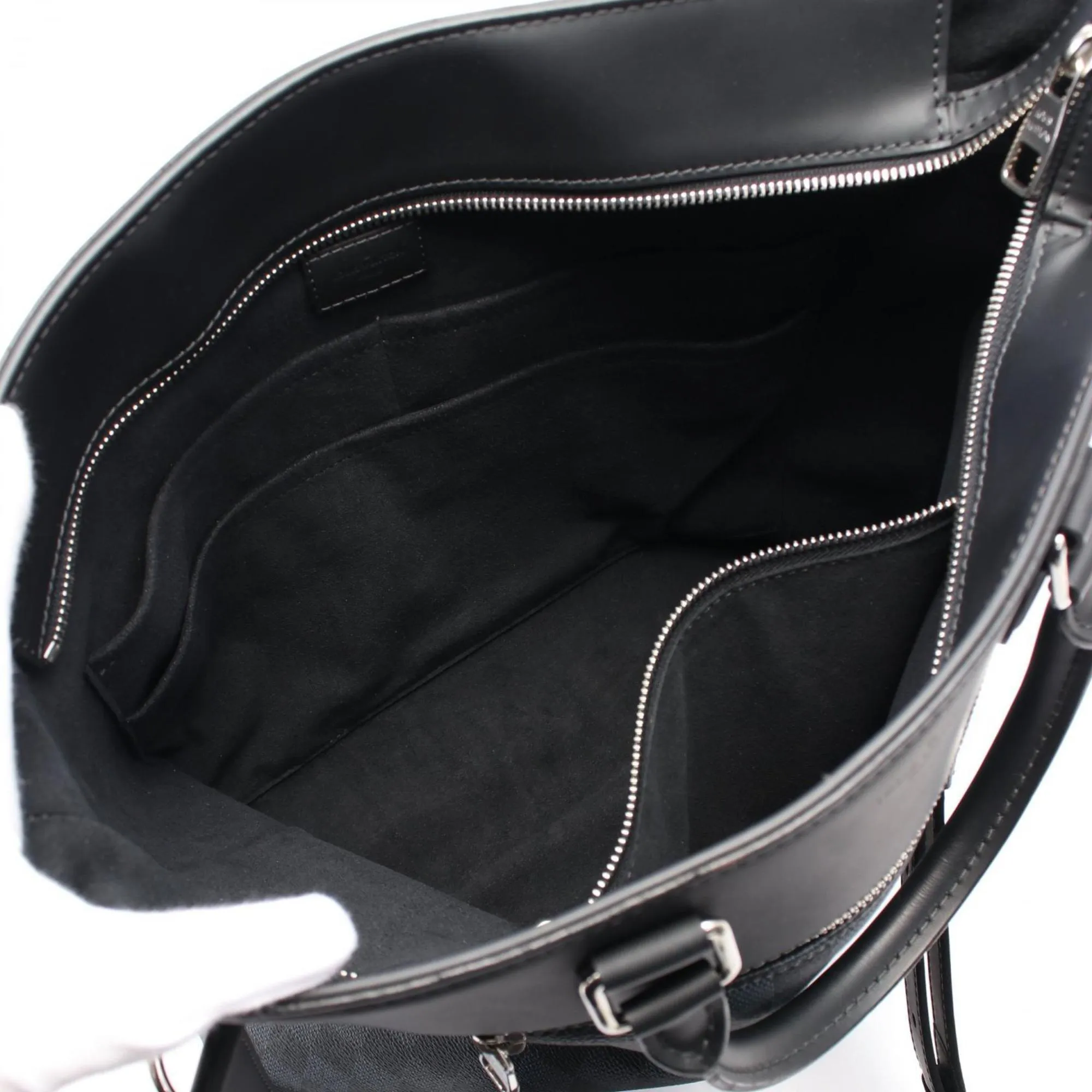 Louis Vuitton Navy Coated Canvas Pvc Leather Tote Bag (Pre-Owned)