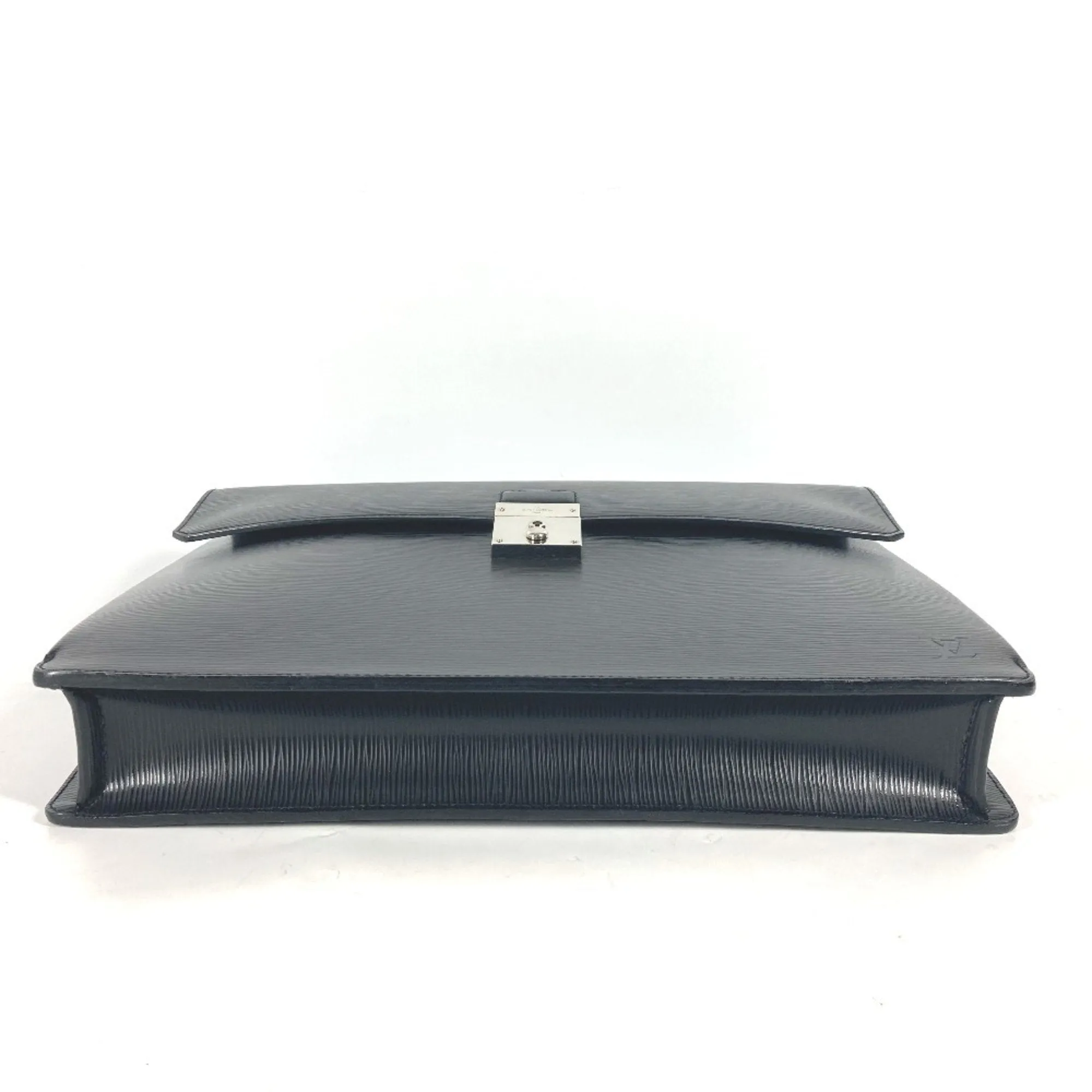 Louis Vuitton Noir Epi Leather Briefcase Handbag (Pre-Owned)