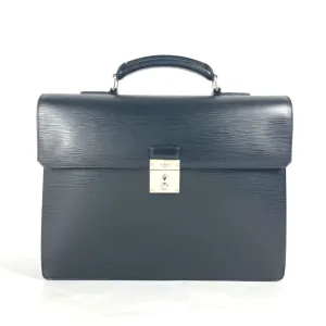 Louis Vuitton Noir Epi Leather Briefcase Handbag (Pre-Owned)
