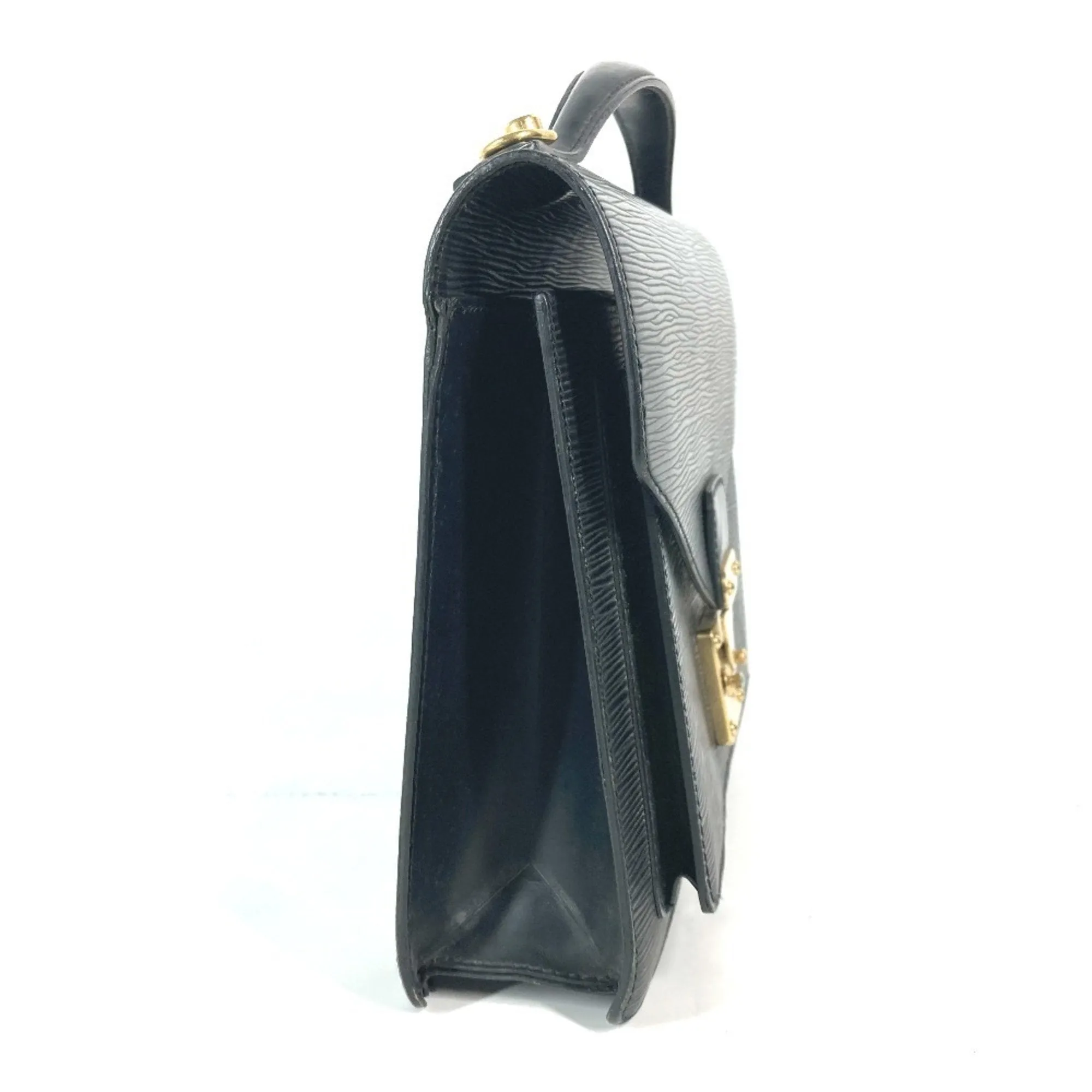 Louis Vuitton Noir Epi Leather Handbag (Pre-Owned)