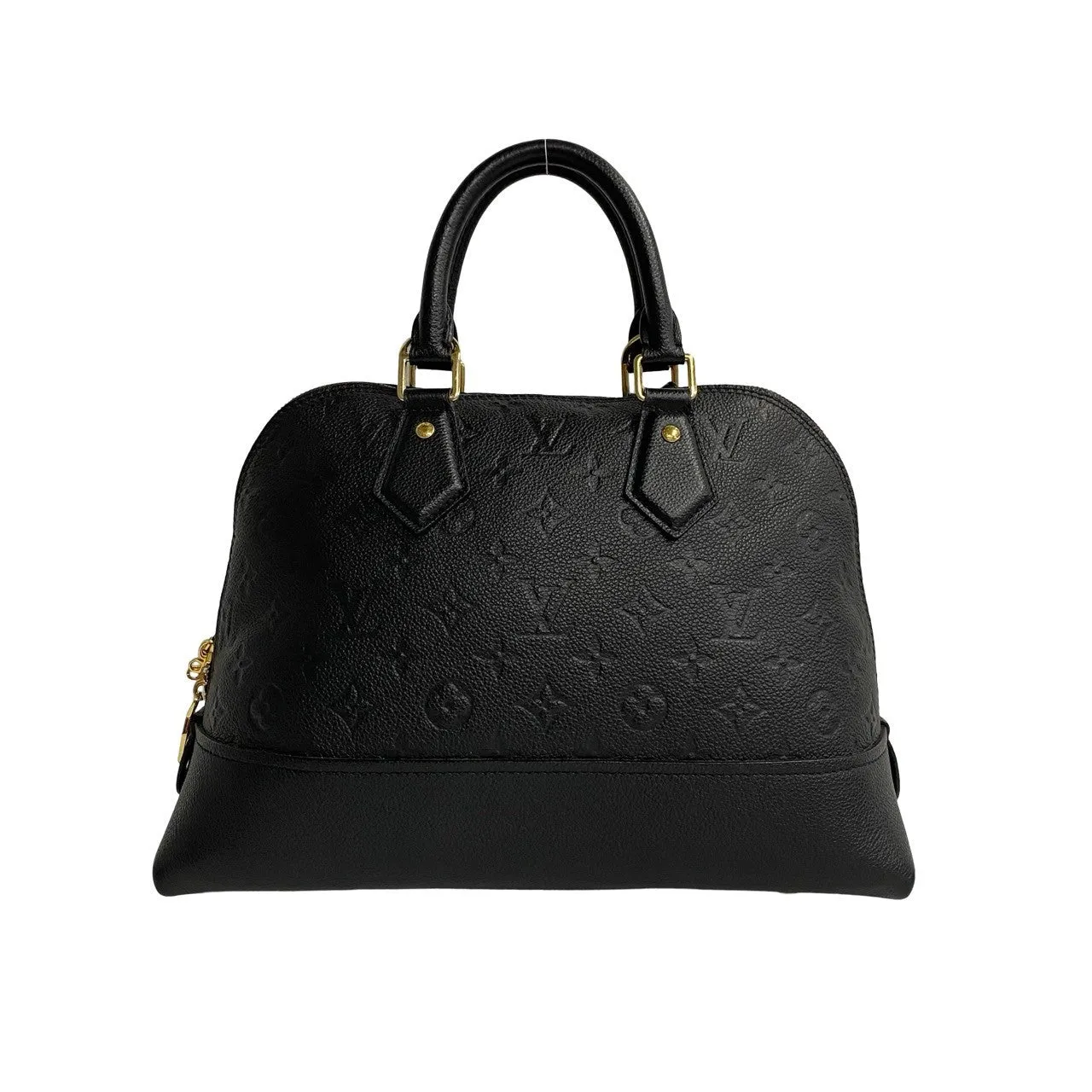 LOUIS VUITTON Shoulder Bag leather black Monogram Unplant Neo Alma PM