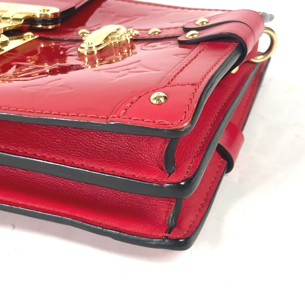 LOUIS VUITTON Shoulder Bag M54181 Monogram Vernis Red Monogram Vernis Petite Mar