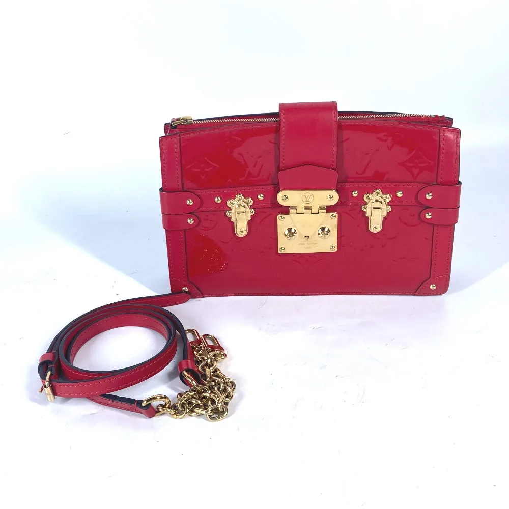 LOUIS VUITTON Shoulder Bag M54181 Monogram Vernis Red Monogram Vernis Petite Mar